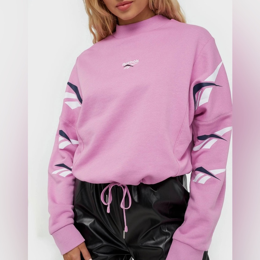 Reebok Classics Vector Repeat Crewneck Sweatshirt… - image 3